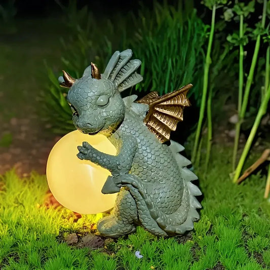 Dinosaur Statue Lamp